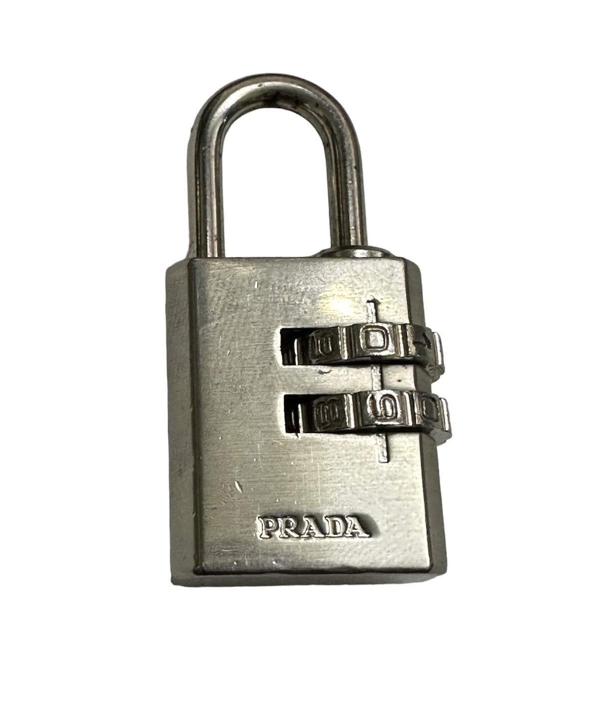 Prada silver padlock - 1