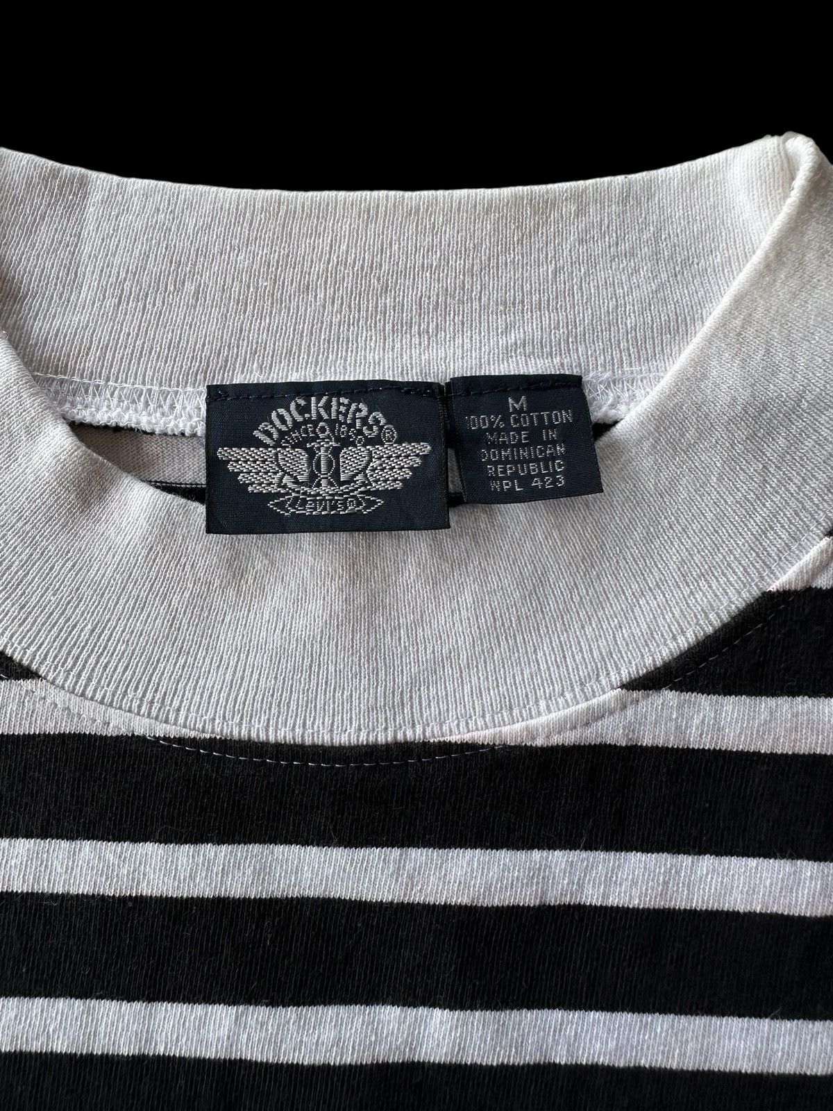 Vintage Dockers X Levis Stripes Tee Rare - 8