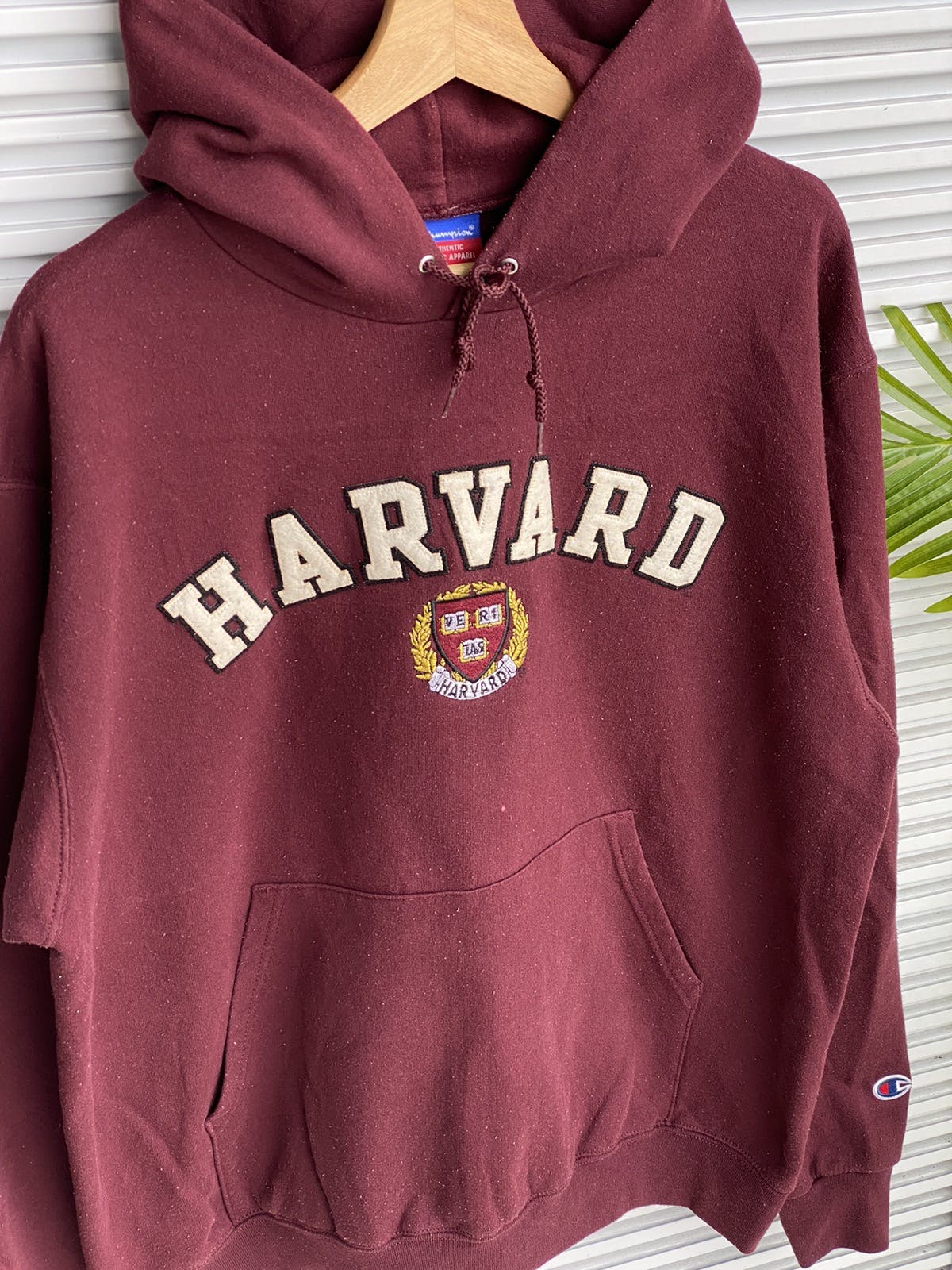 Vintage Champion Harvard University Hoodies / Reverse Weave - 2