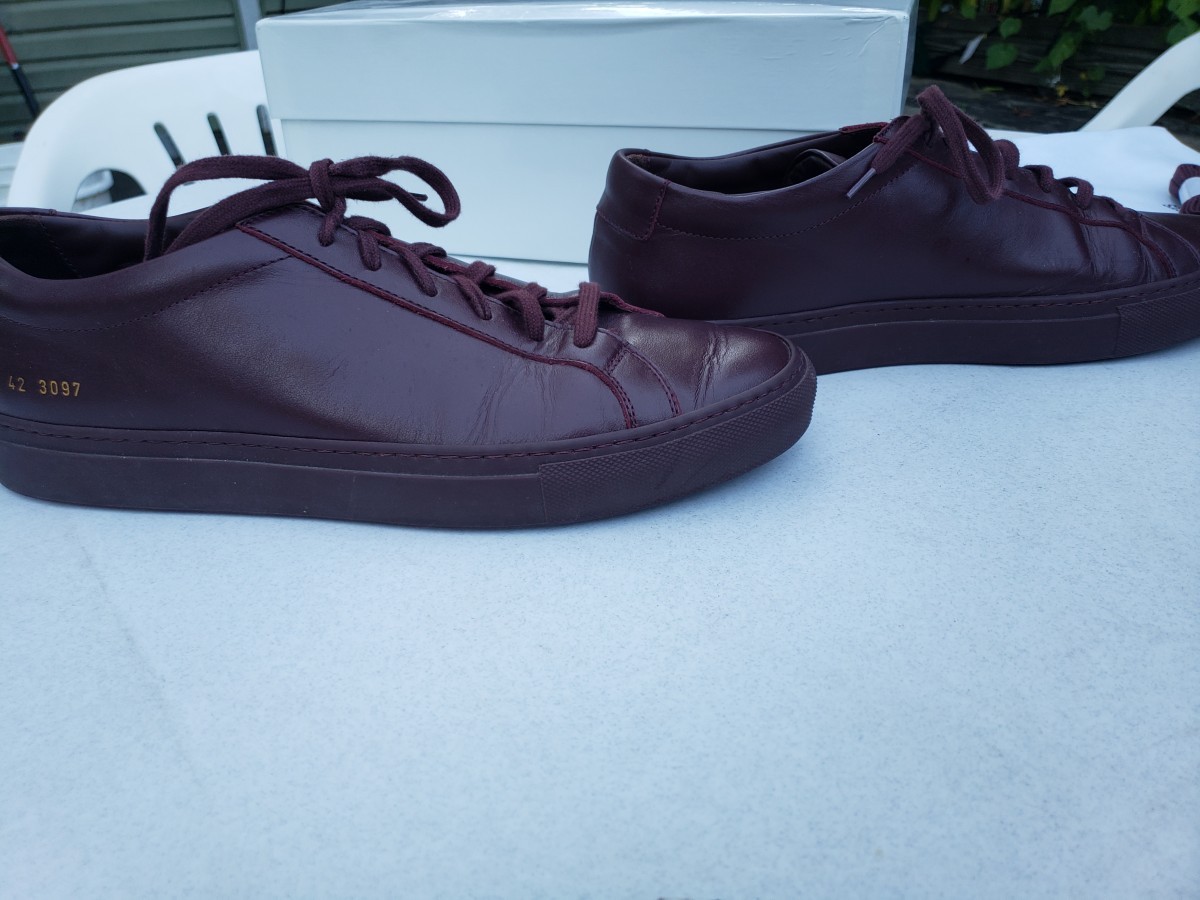 Low Bordeaux Achilles Sneakers - 8