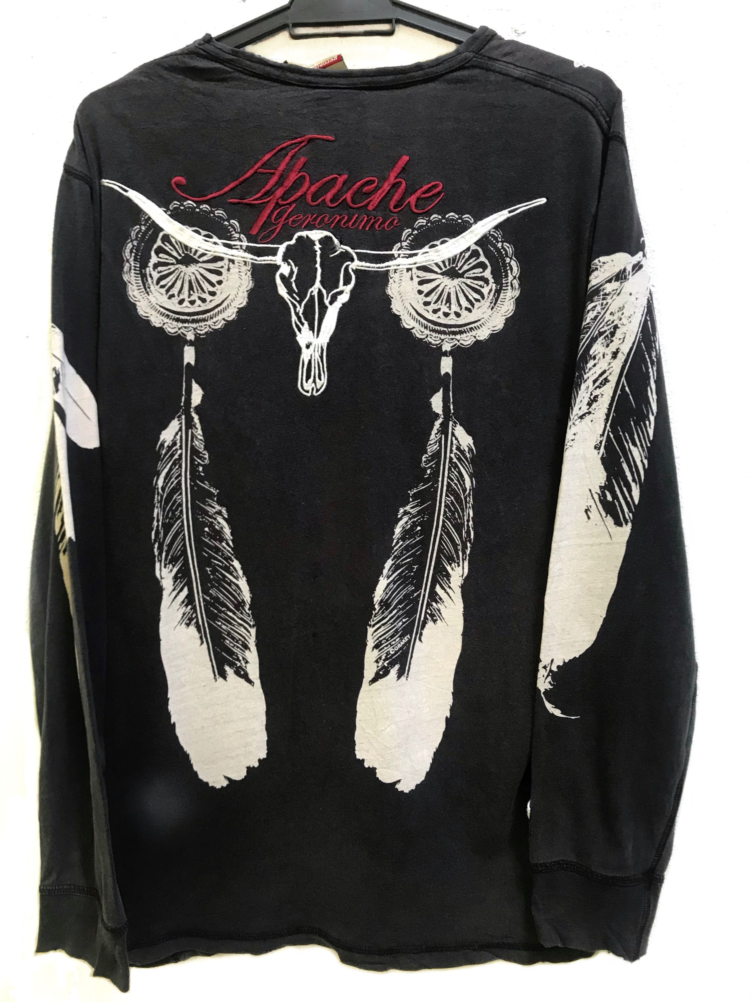 Geronimo Apache Native American Long Sleeve Shirt - 2