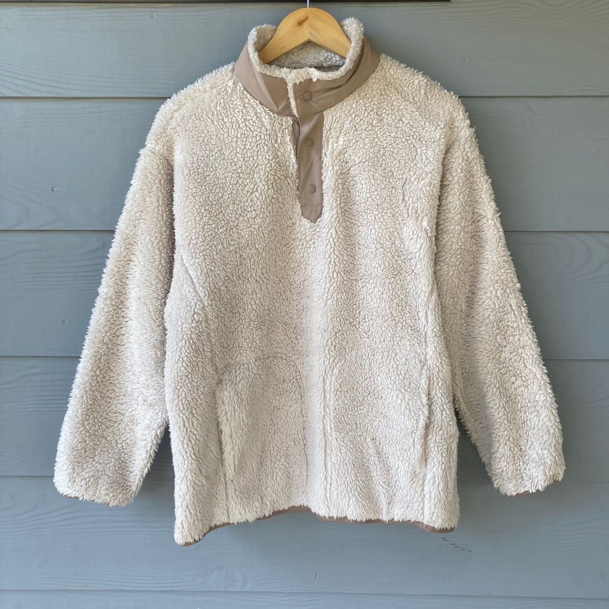 Vintage Uniqlo White Mountaineering Fleece Sweater - 1