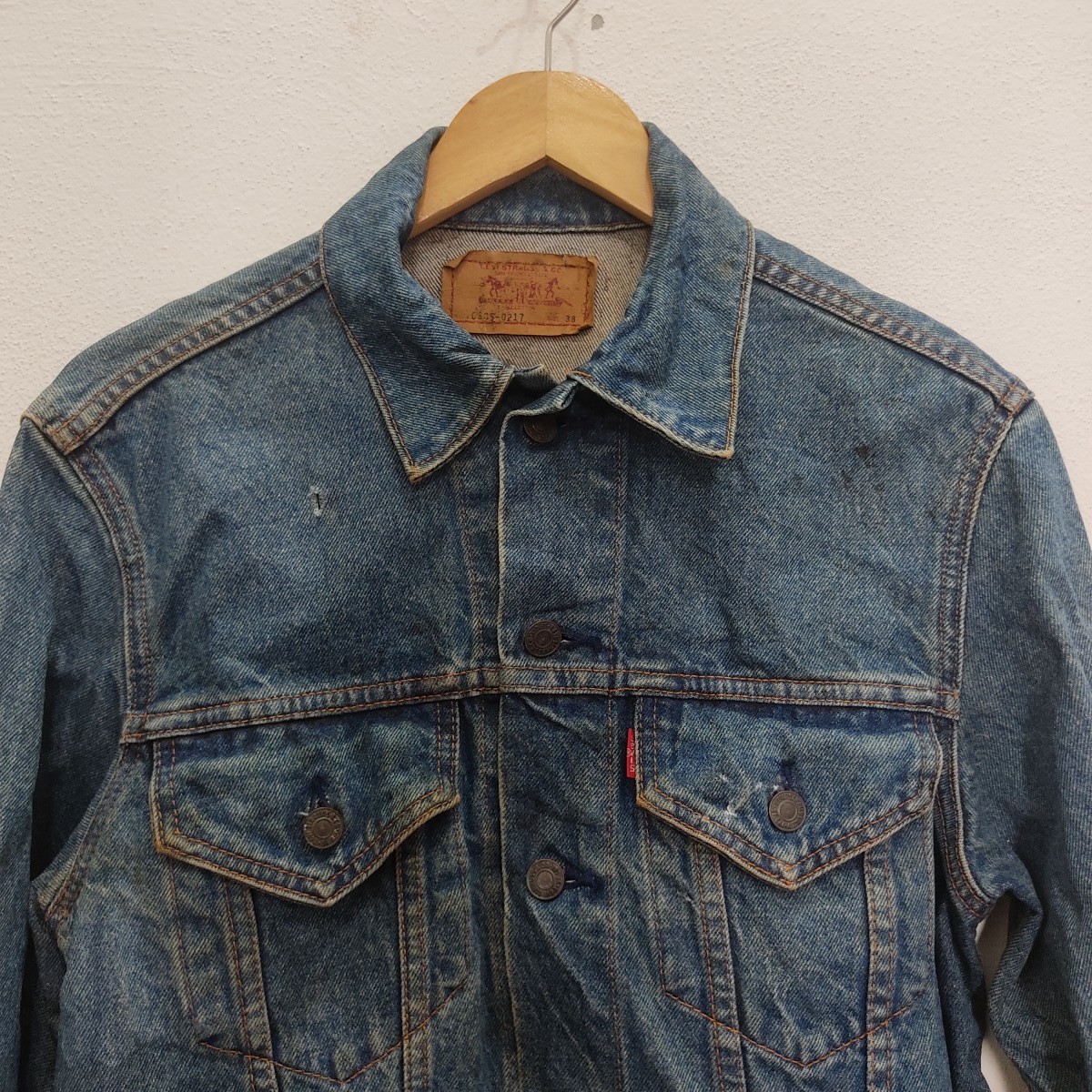 Vintage LEVI'S 505 Japan Denim Jeans Button Ups Trucker Jacket - 3