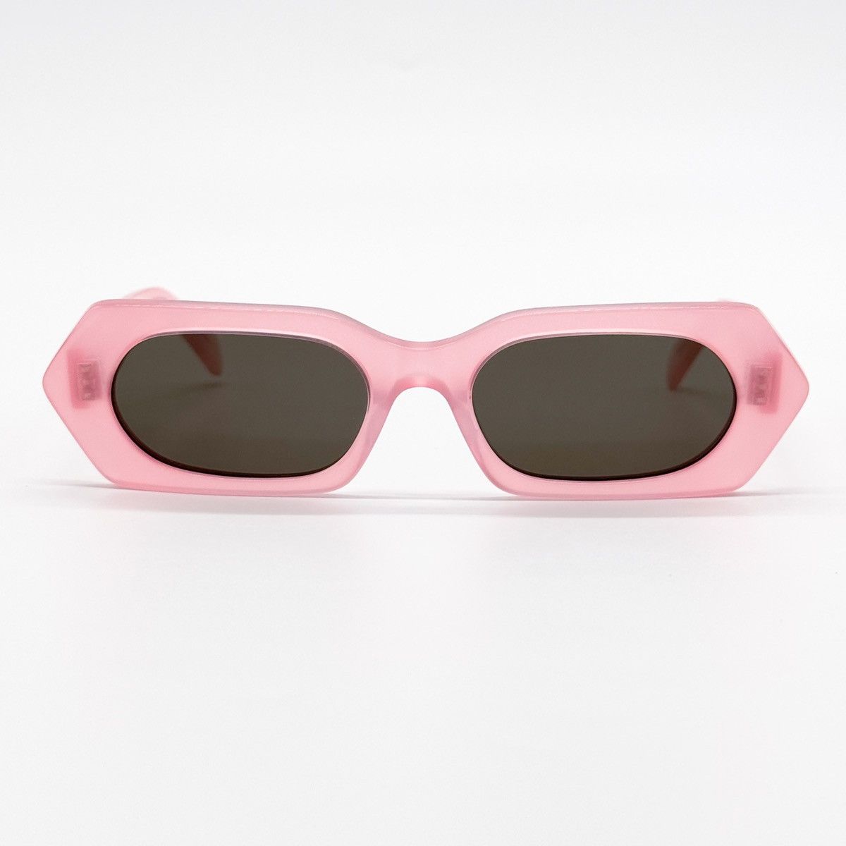 NEW CELINE CL40243I 72J SUNGLASSES GEOMETRIC PINK GREY WOMEN - 5