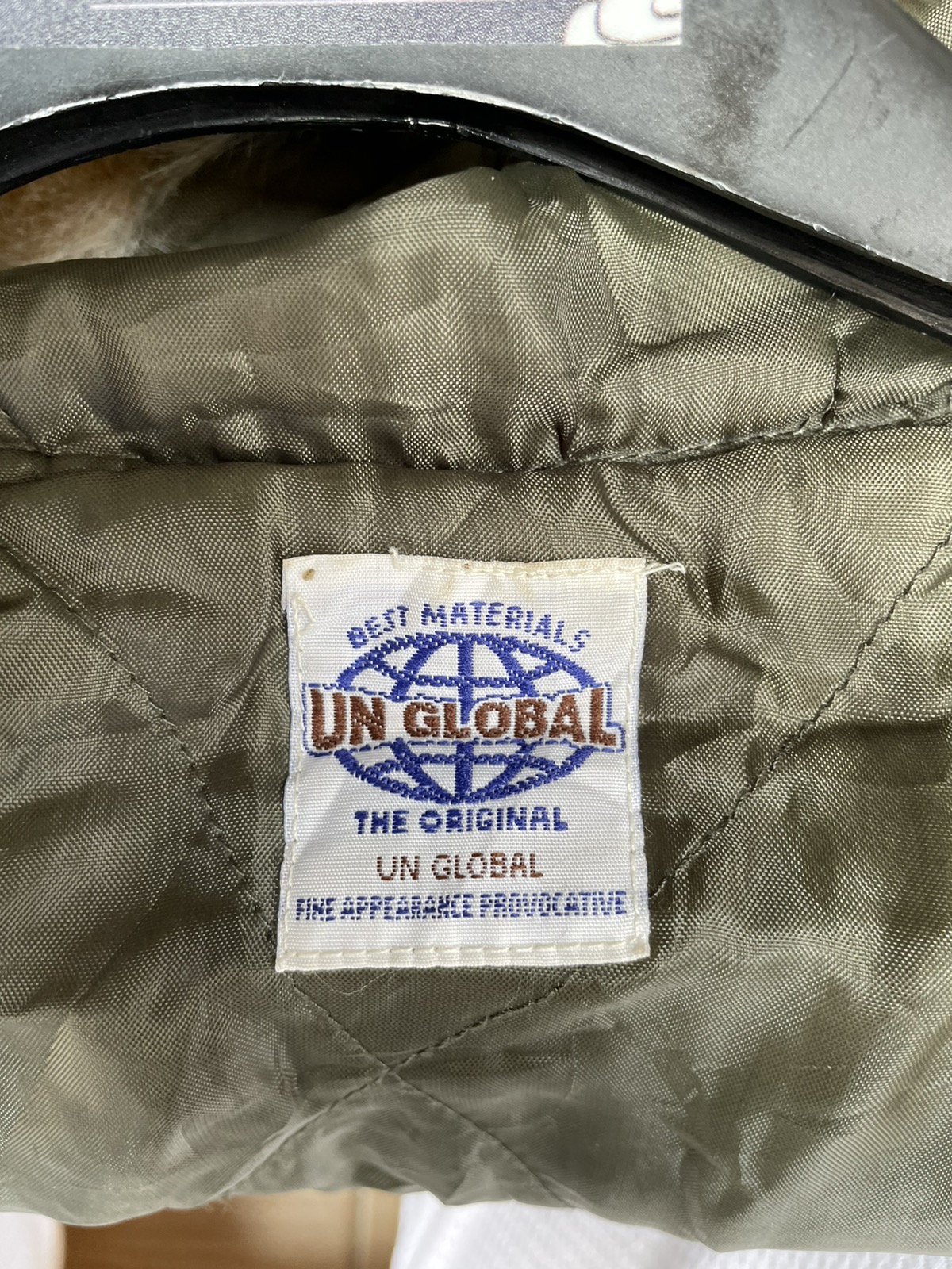 Vintage - UN Global Hooded Quilted Lining Jacket