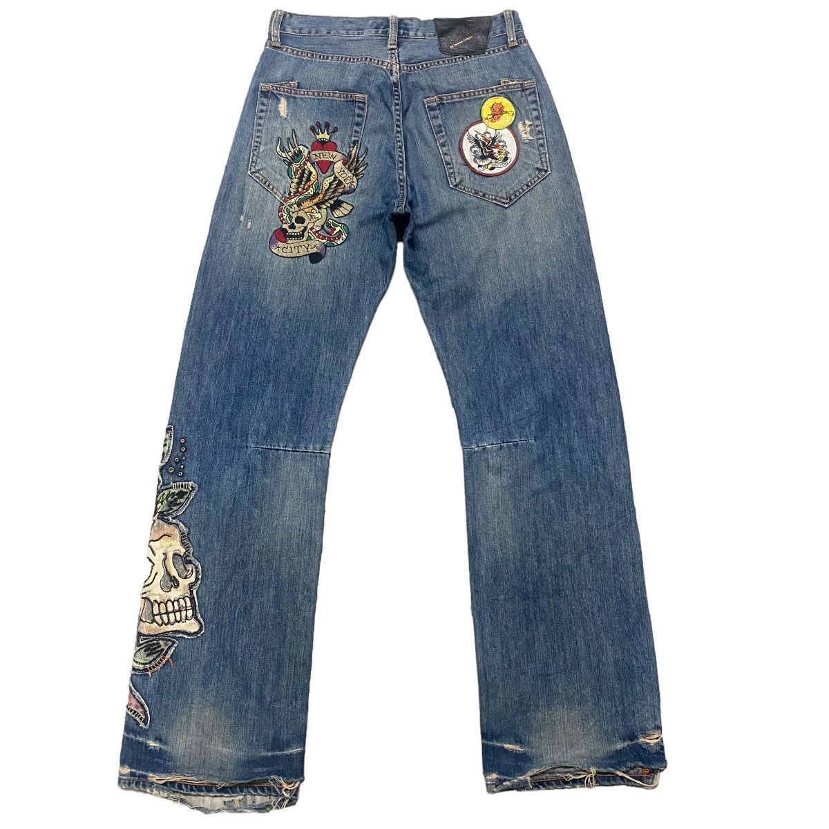 Deals Vintage Ed Hardy Denim Jeans