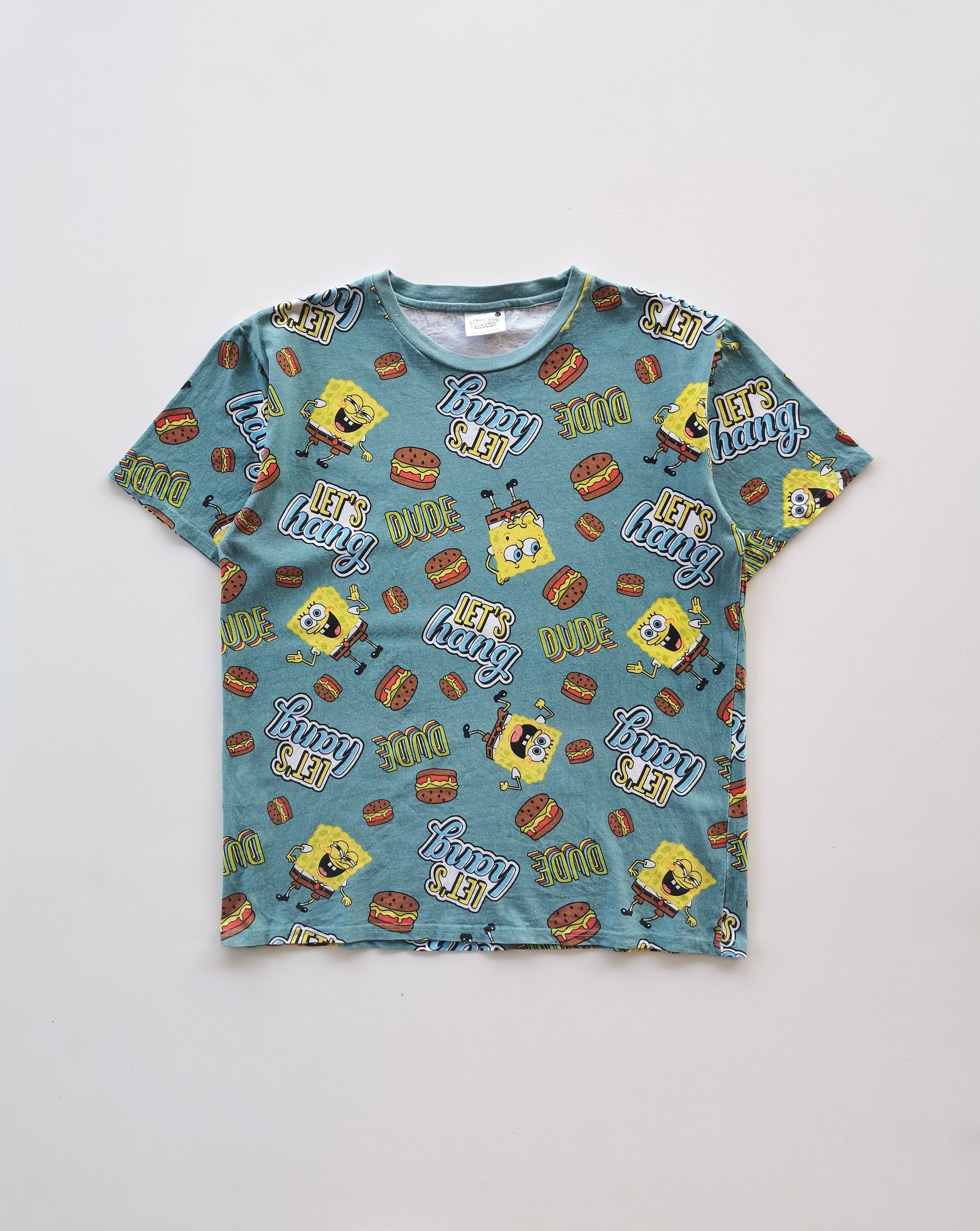 Spongebob Squarepants Cartoon Full Print Tshirt - 2