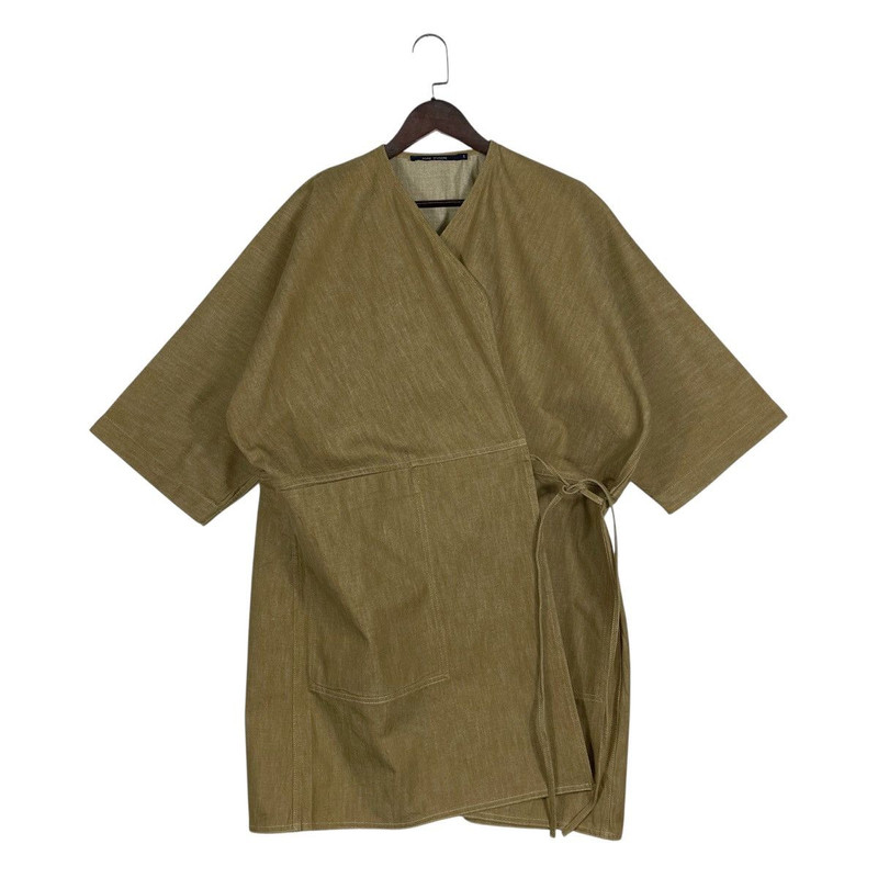 Vintage Sofie D’Hoore Belgium Minimalist Cotton Wrap Jacket - 1