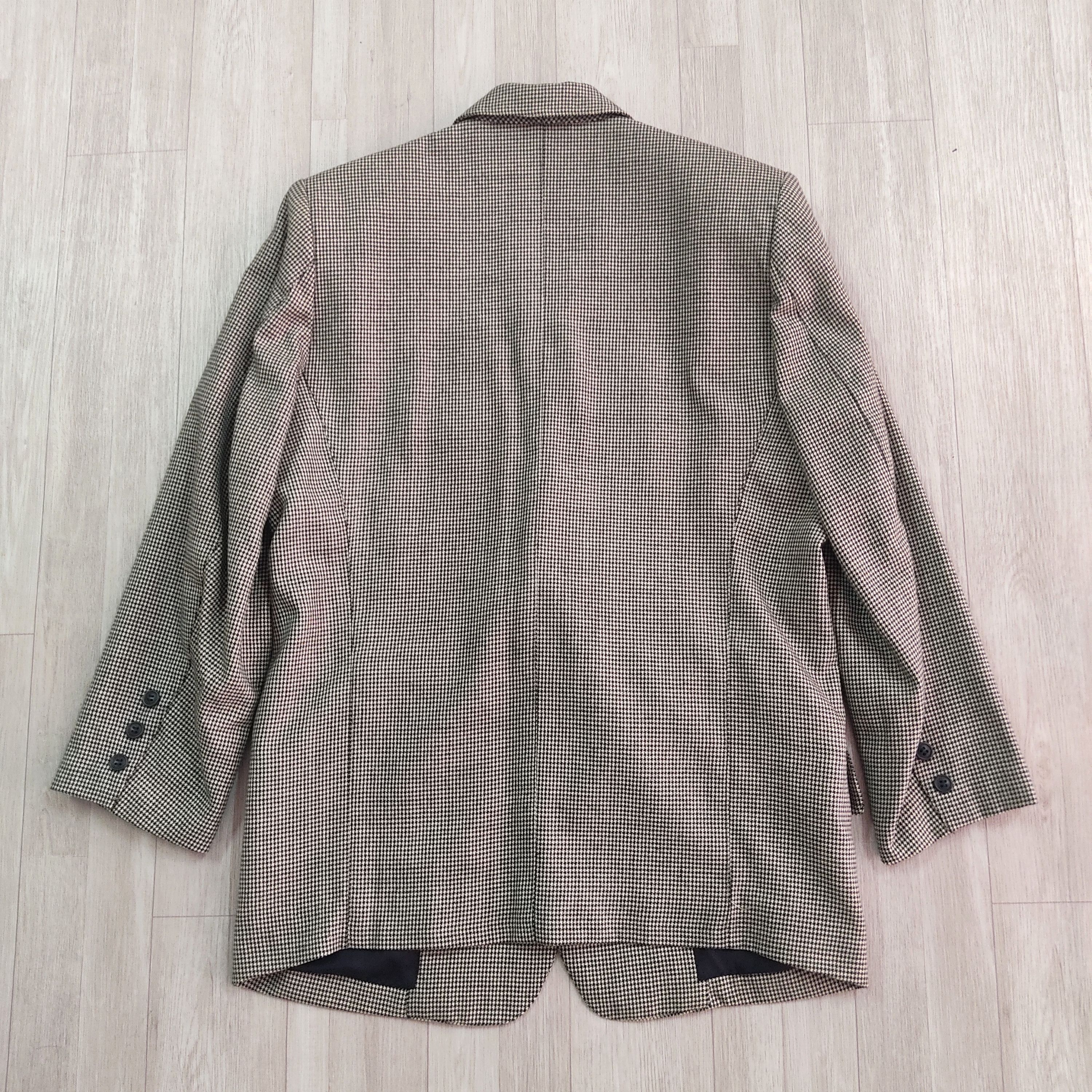 Very Rare - Vtg 80s ISSEY MIYAKE Plaid Tartan Blazer Coat Jacket - 13