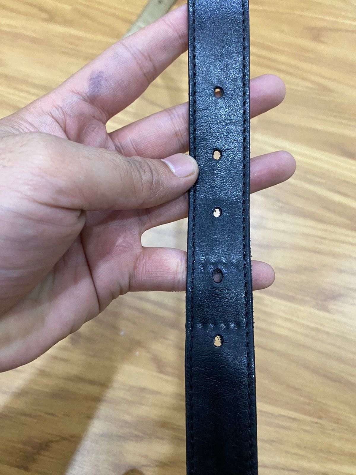 Jean Paul Gaultier Black Leather Belt - 8