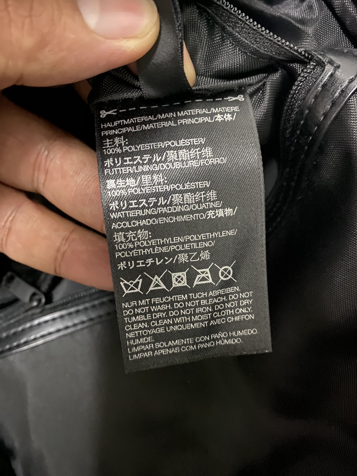 Y-3 Yohji Yamamoto Biglogo Backpack - 15