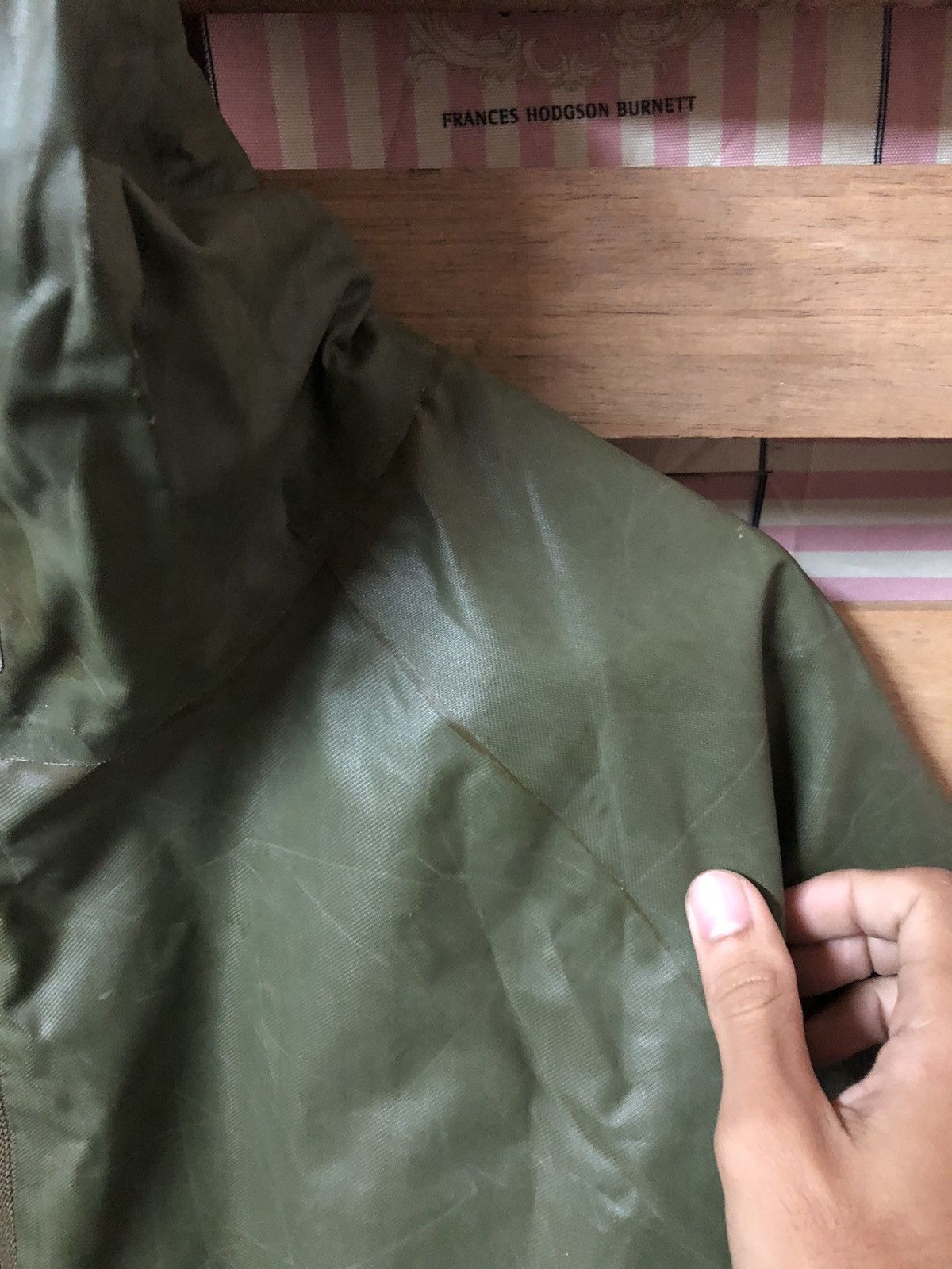 Usmc - Vintage Parka Wet Weather Army Issue Waterproof Jacket - 6