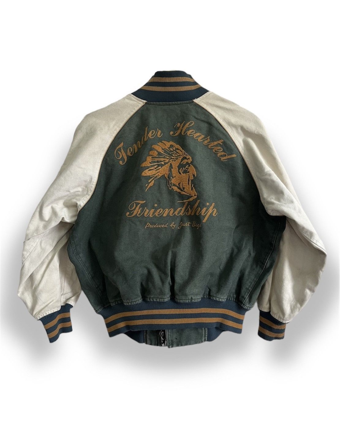 Vintage Native Letterman Varsity Jacket By Bigi - 1