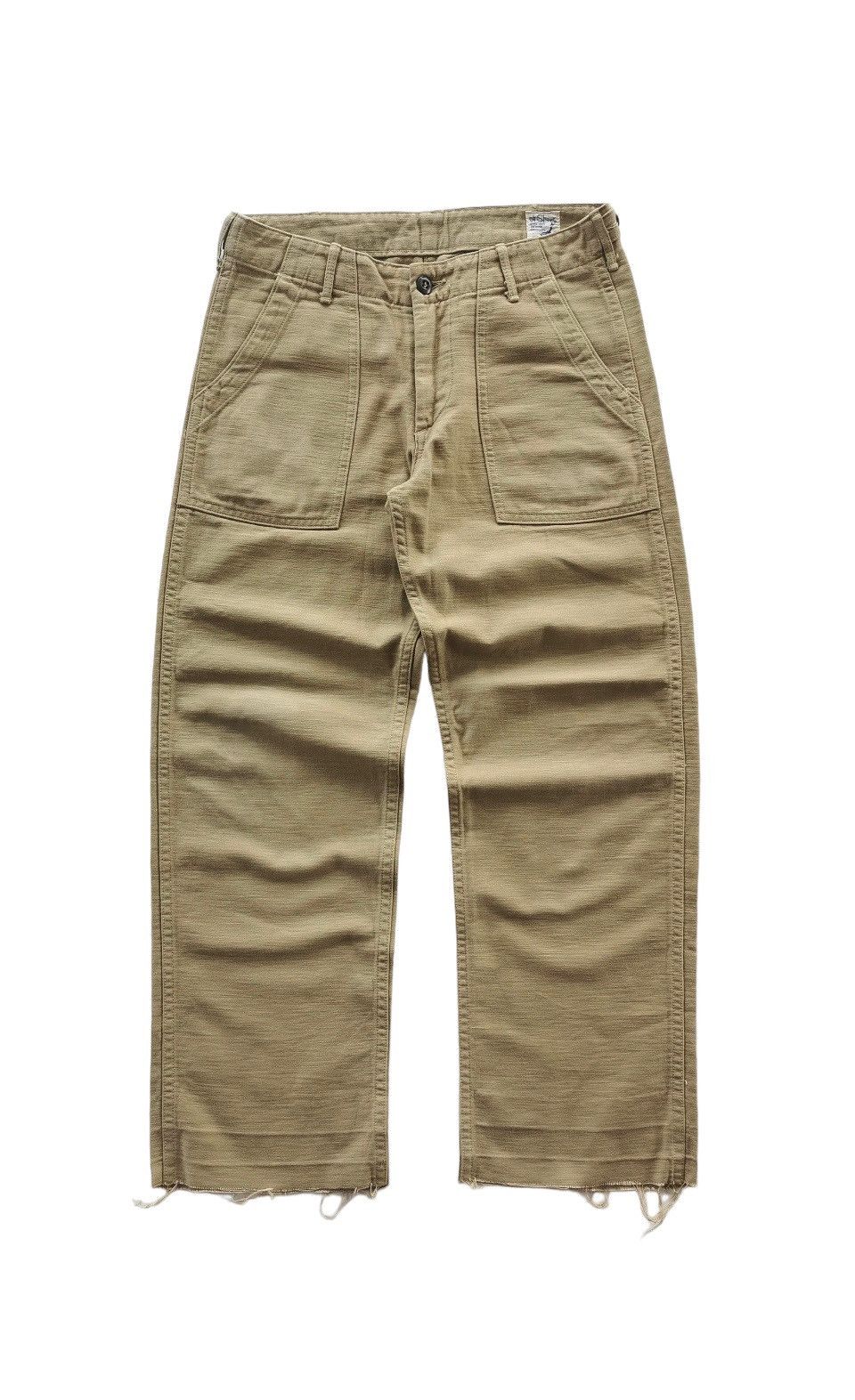 Orslow Japan Fatigue Cropped Pants - 1