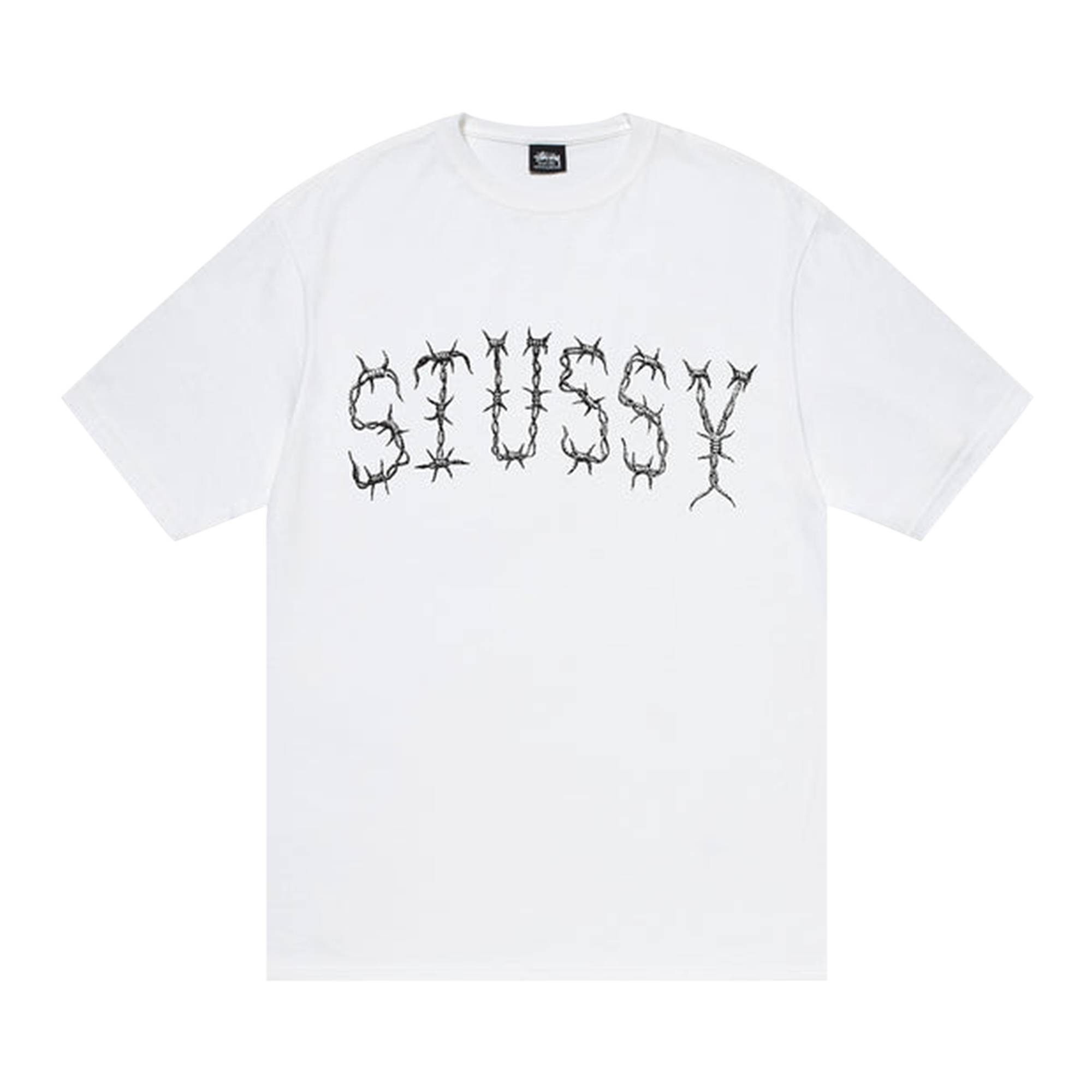 Stussy Barb Tee 'White' - 1