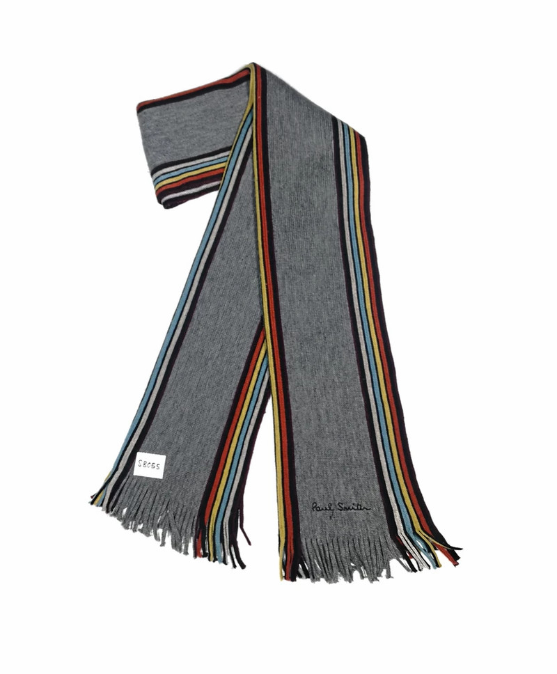 Paul Smith wool scarf multicolor very good Condition - 1