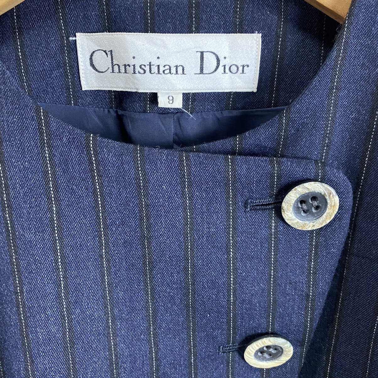 Christian Dior Monsieur - Christian Dior Single-Breasted Coat slant button Jacket - 9