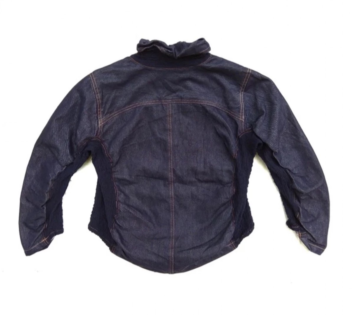 Issey Miyake - Vintage Rework Denim Jacket (Denim & Pleats) - 9