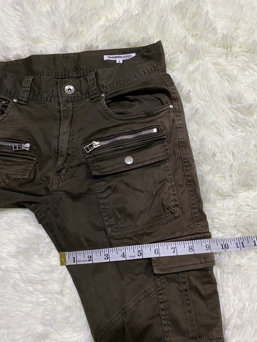 Designer - Semantic Design Multipockets Cargo Military Tactical Pants - 20