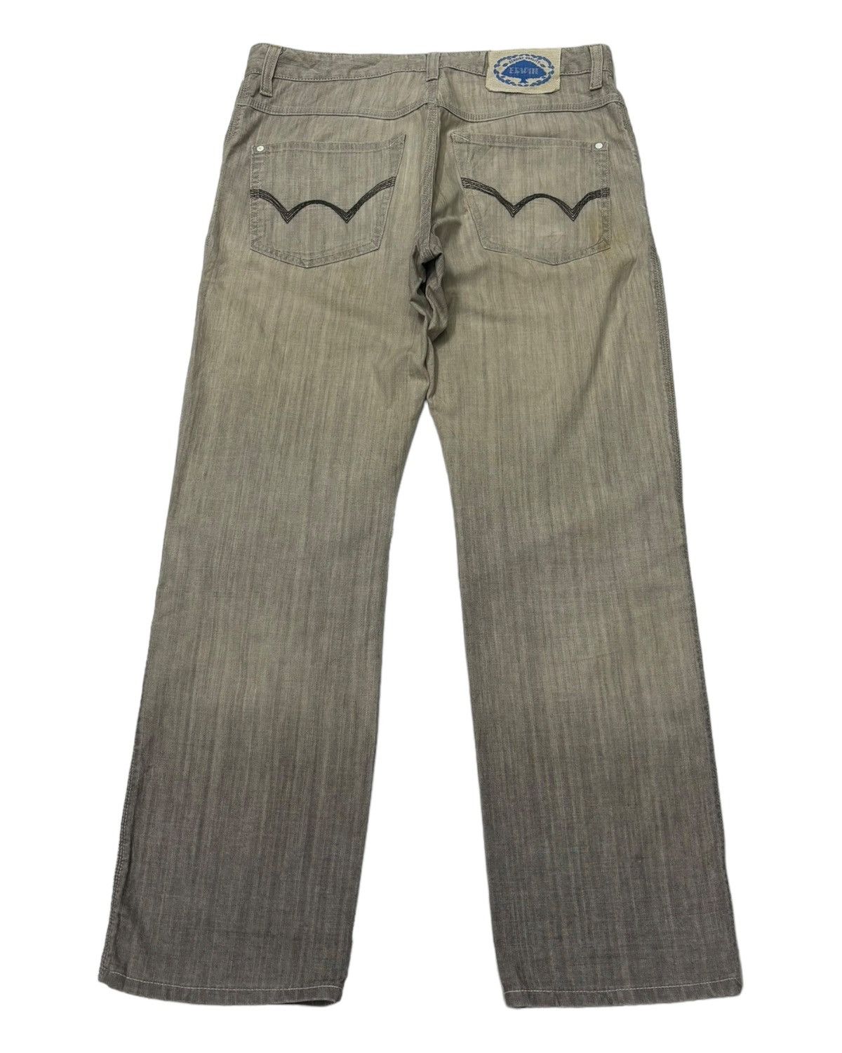 EDWIN BAGGY CASUAL FADED PANTS - 3