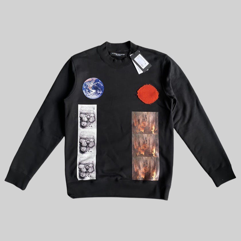 Raf Simons Archive Redux Patch Sterling Ruby Sweater - 1