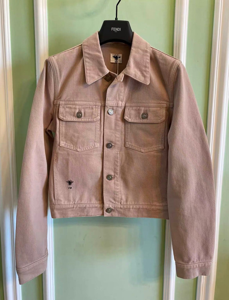Dior Pink Denim Jacket - 1