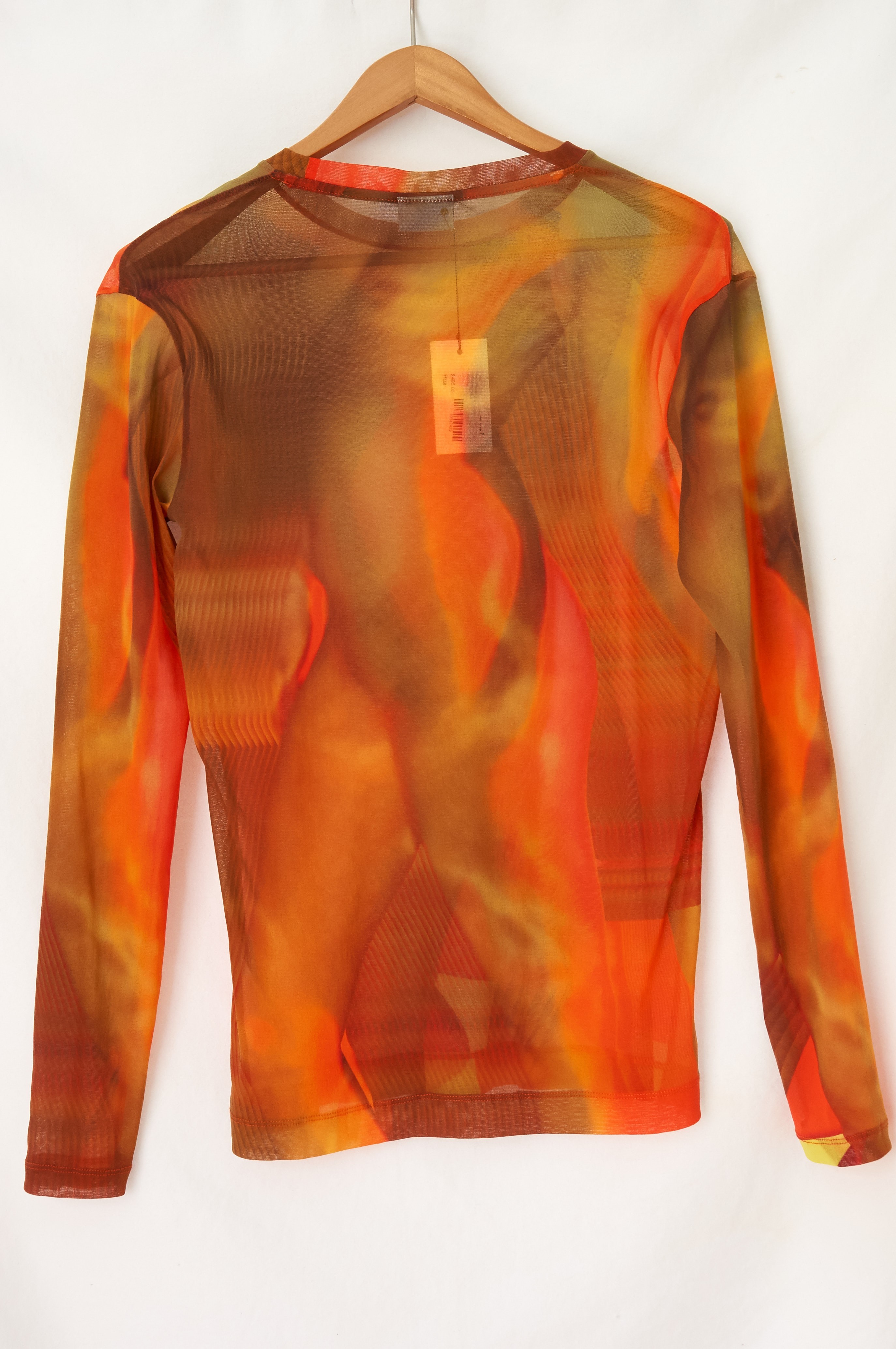 NWT SS20 sheer jersey top - 2