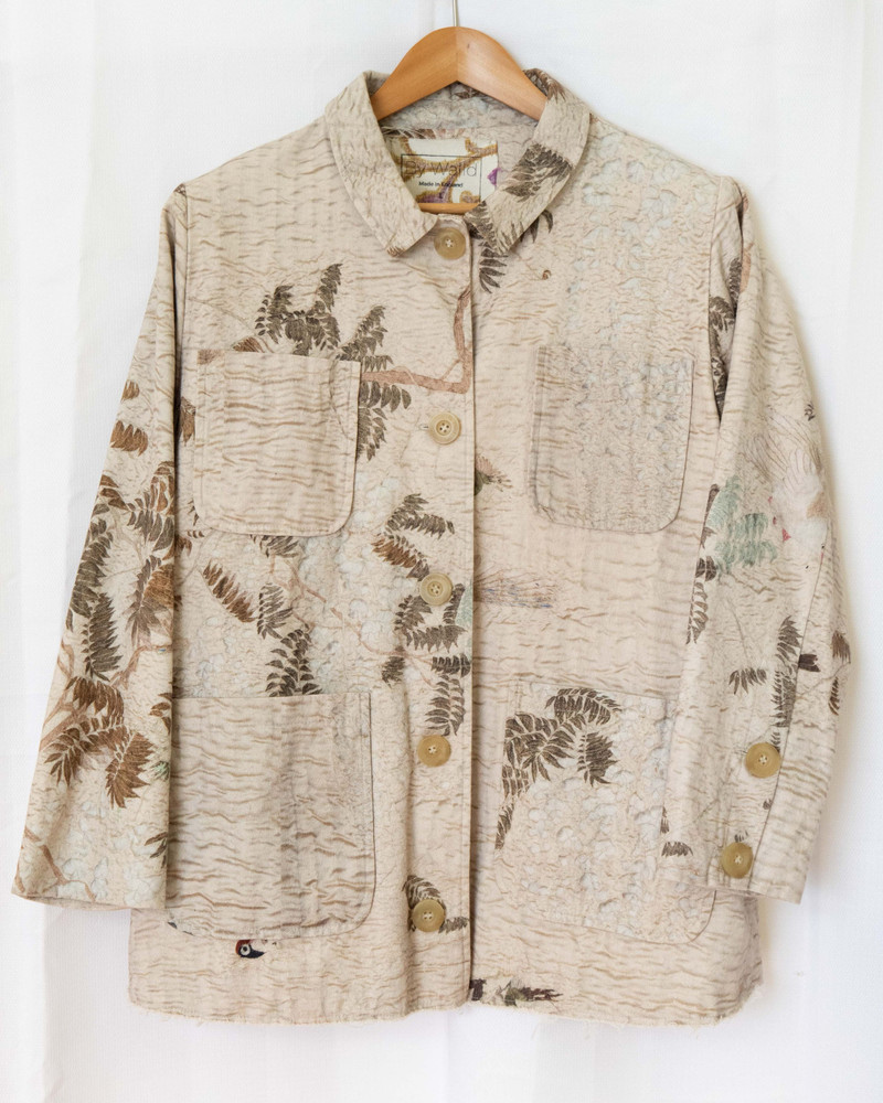 floral chore coat - 1