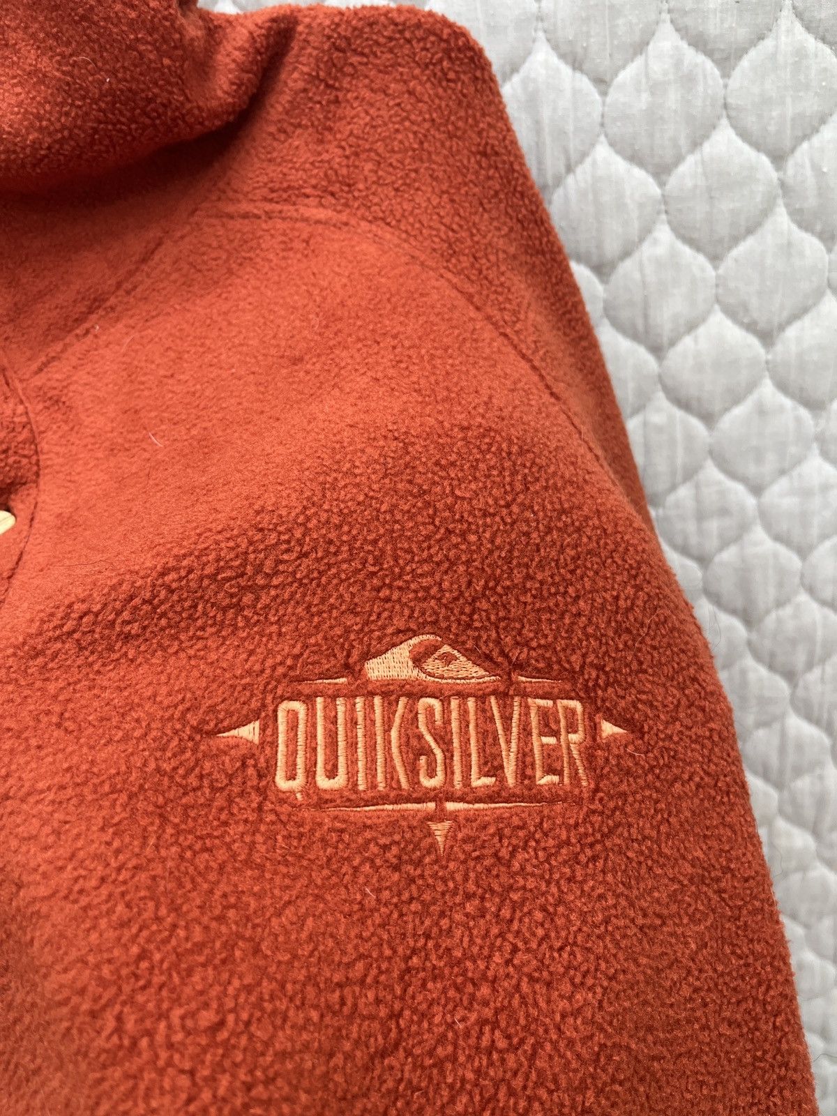 Vintage - 🔥🔥🔥STEALS VTG QUIKSILVER POLARTEC HOODIE SWEATSHIRT - 10