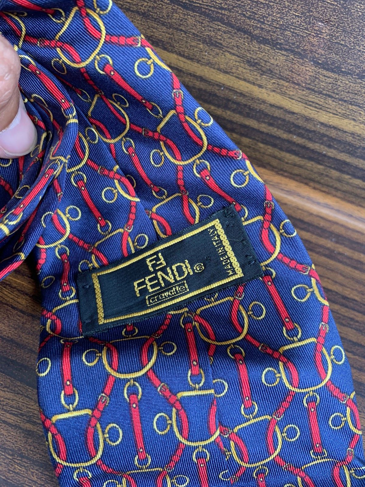 Fendi Silk Neck Tie - 3