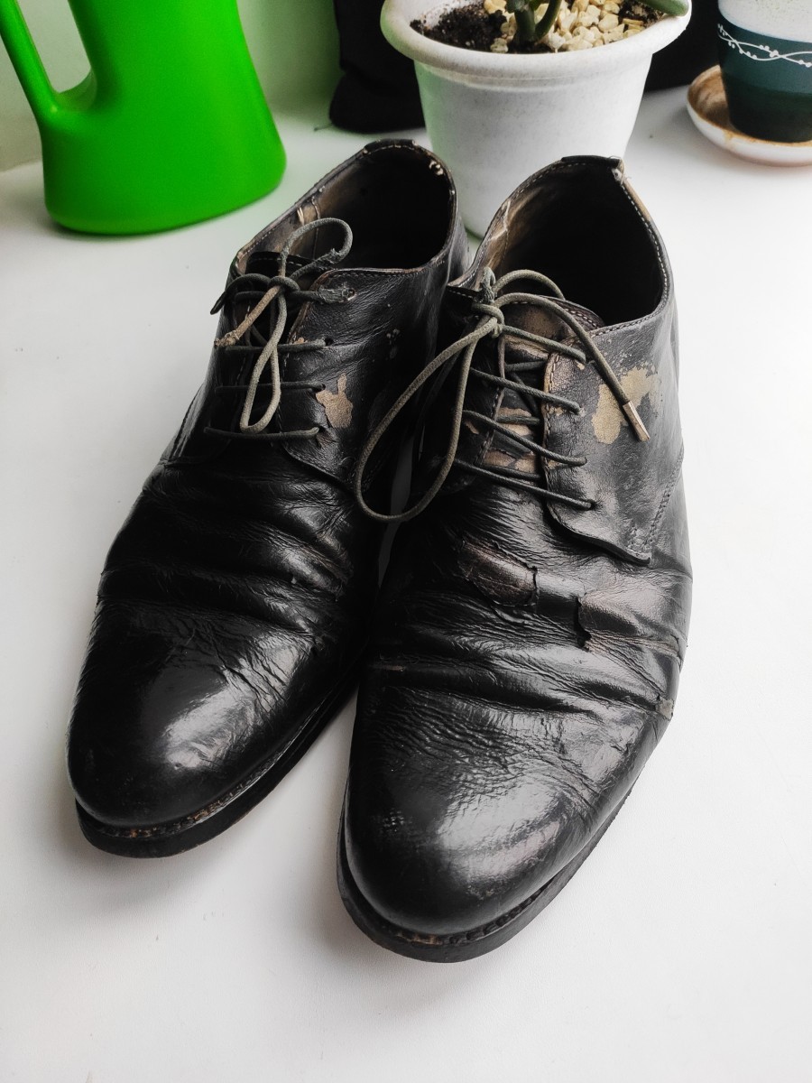 A Diciannoveventitre - GRAIL! Coated horse leather derbies.Like Guidi or Poell - 3