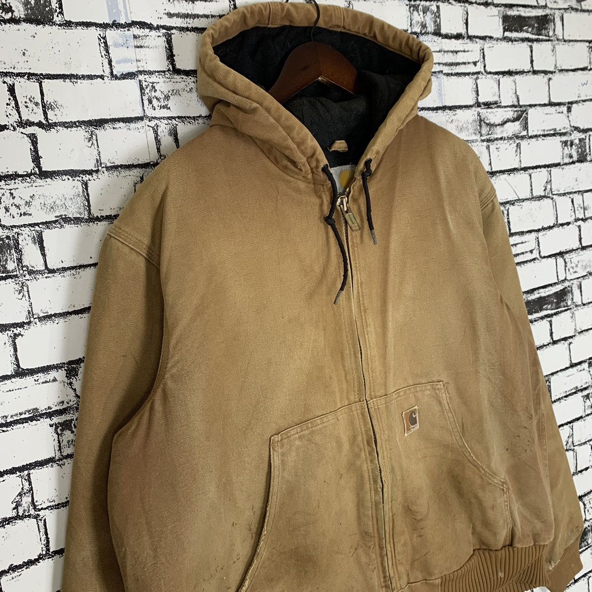 Vintage Carhatt Hooded Worker Jacket - 4