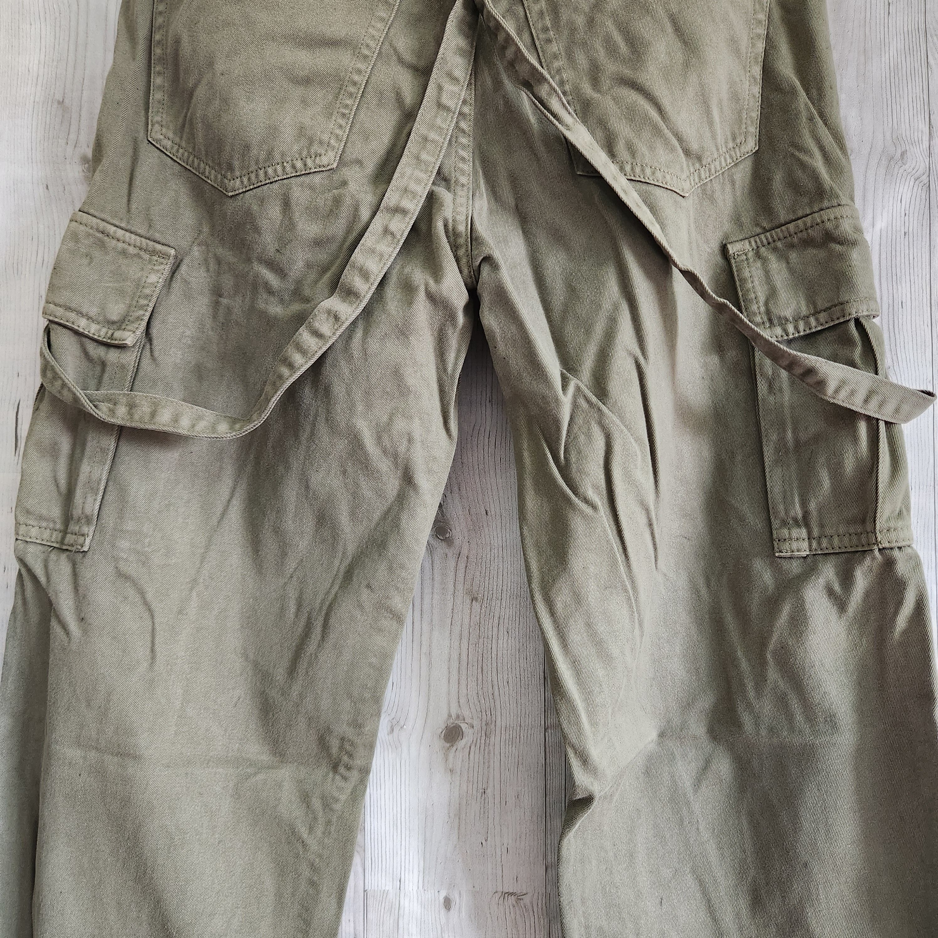 Military - Bondage Cargo Pants With Pockets Army Type - 10