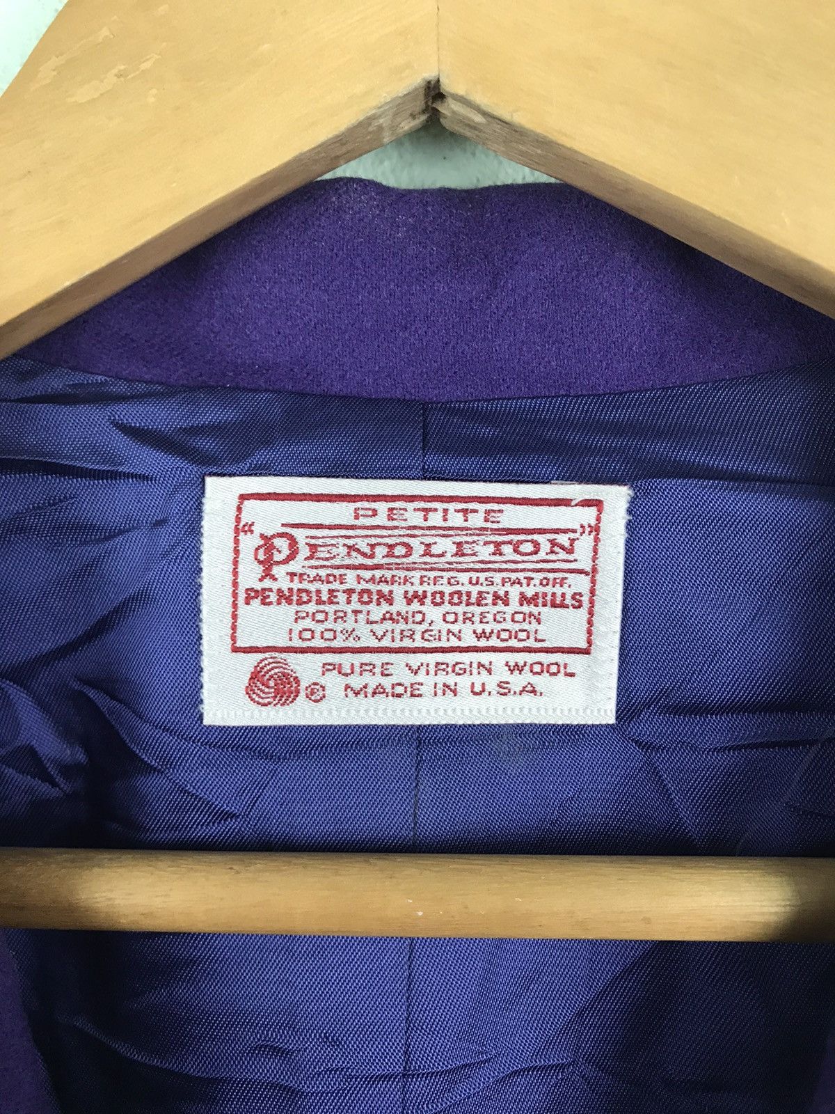Vintage pendleton wool coat - GH1119 - 4