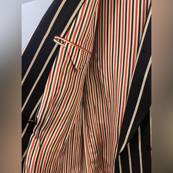 Thom Browne Tennis Capsule Striped Suit Blazer Jacket - 5