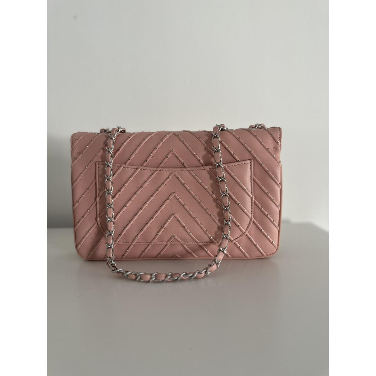 Trendy CC Flap leather handbag - 5