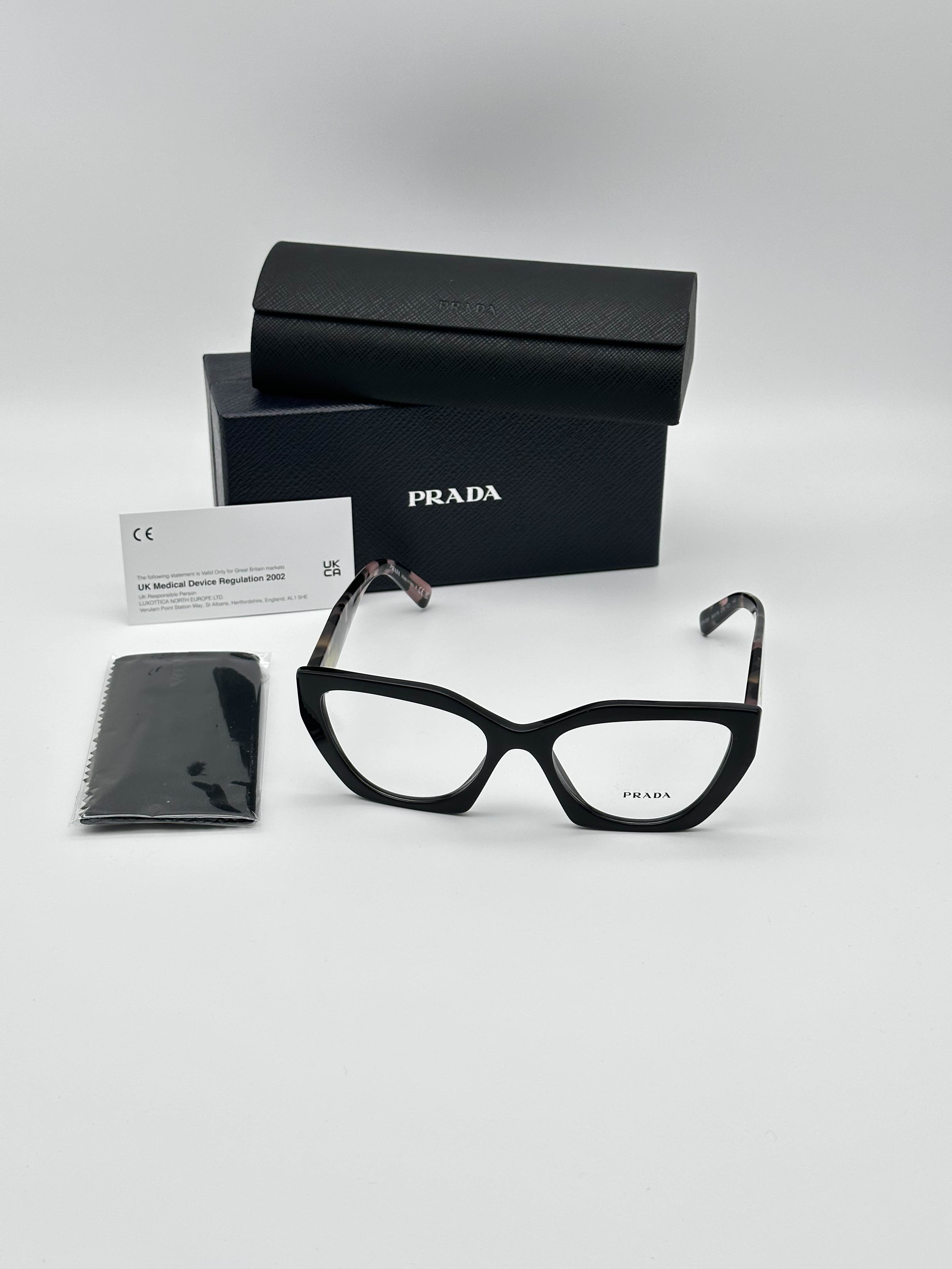 BRAND NEW PRADA PR09YV 21B101 Black Demo Lens - 7