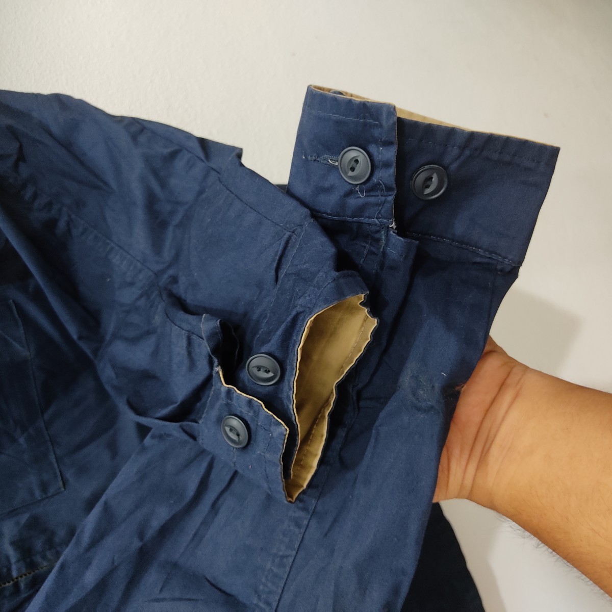 American Vintage - Work Wear Blue Zipper Vintage Jacket - 4
