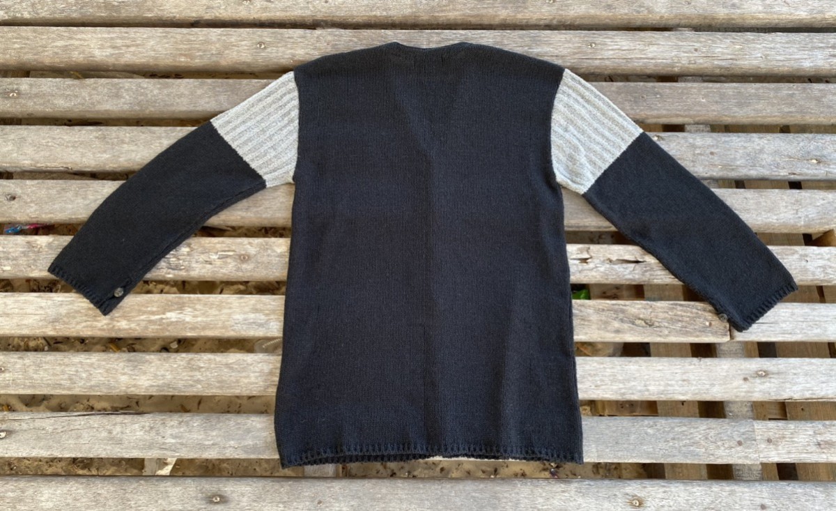 Cardigan - Apt Basic Evolve Wool Blend Knitted Sweater Cardigan - 5