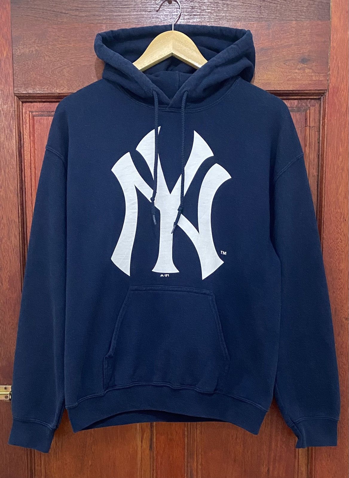 Vintage 90s Majestic New York Yankees Big Logo Sweatshirt - 1