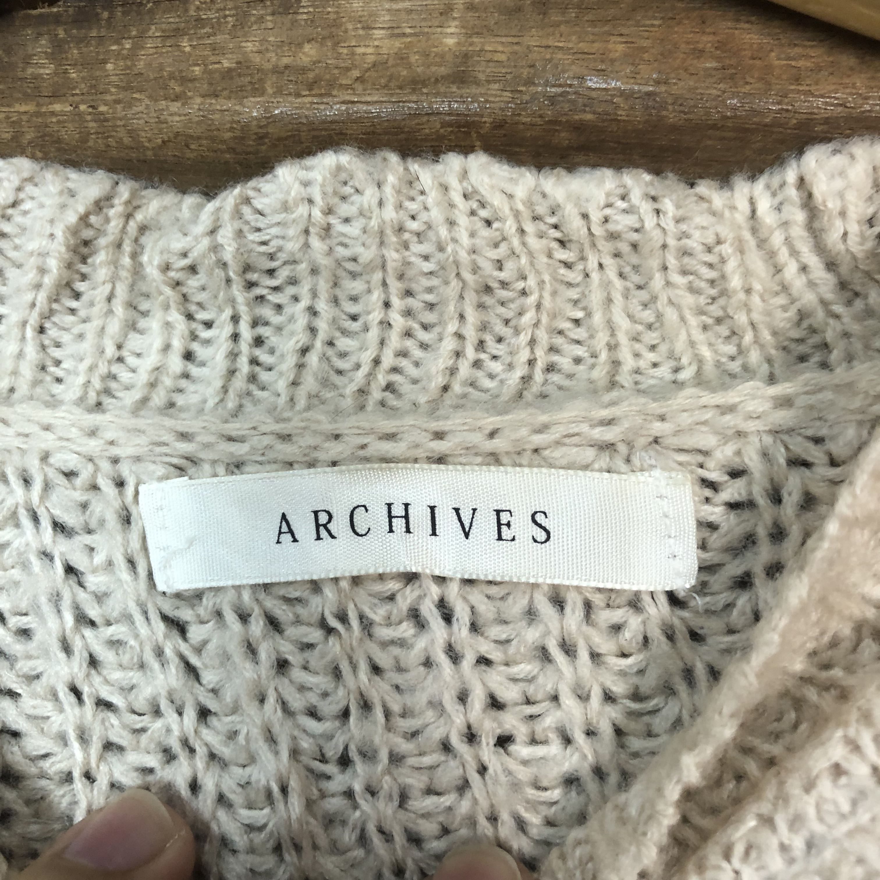 Archieves Brown Shag Shaggy Fur Mohair Knitwear #829 - 6