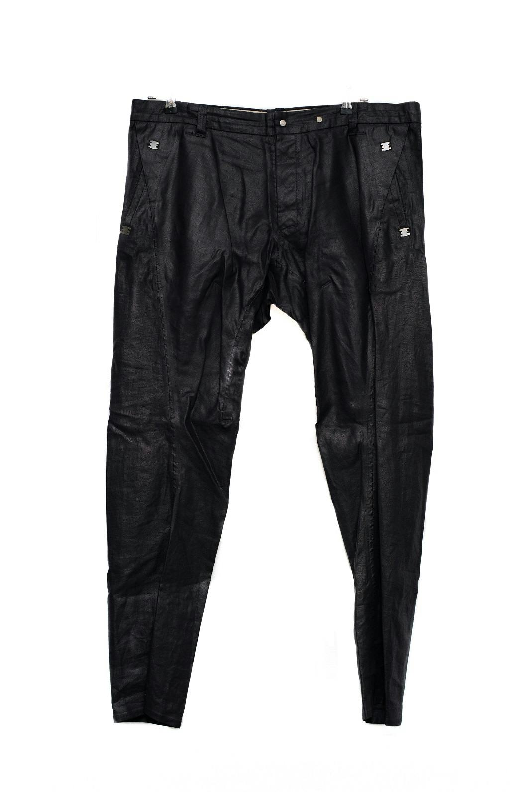 Isaac Sellam Experience Black Garmet Dyed Pants Size 38 - 1