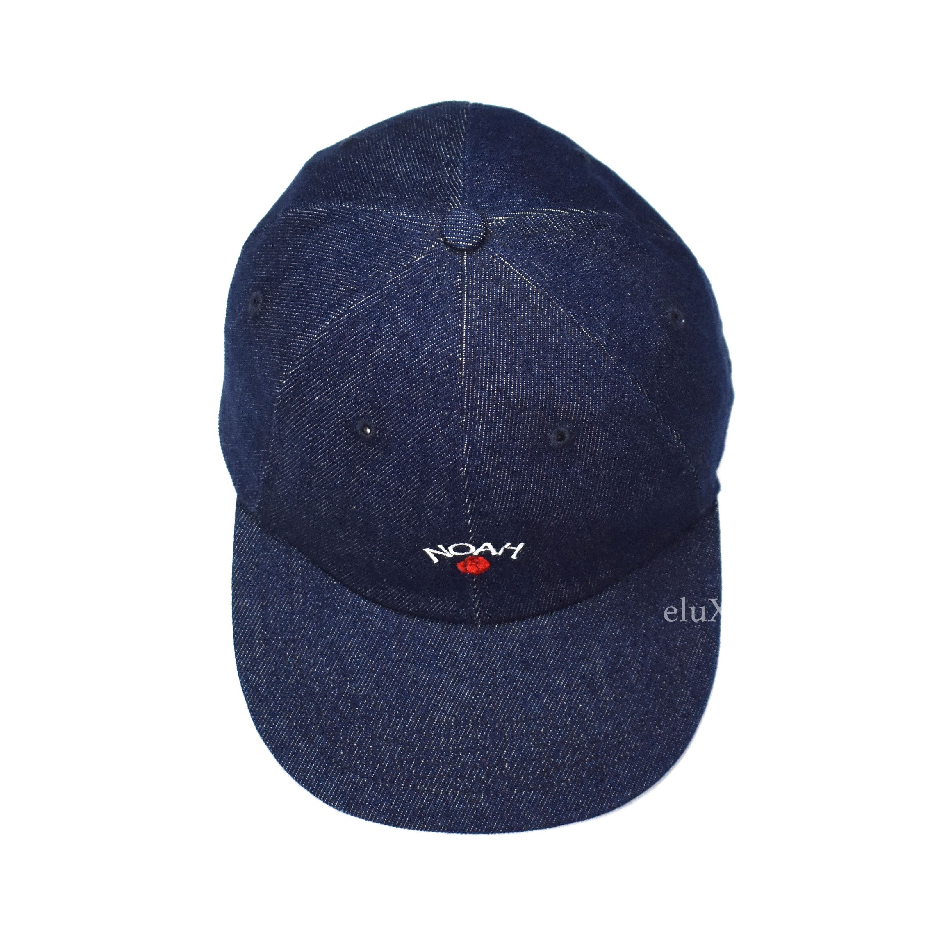 Noah FW17 Blue Denim Rose Logo Hat DS - 6