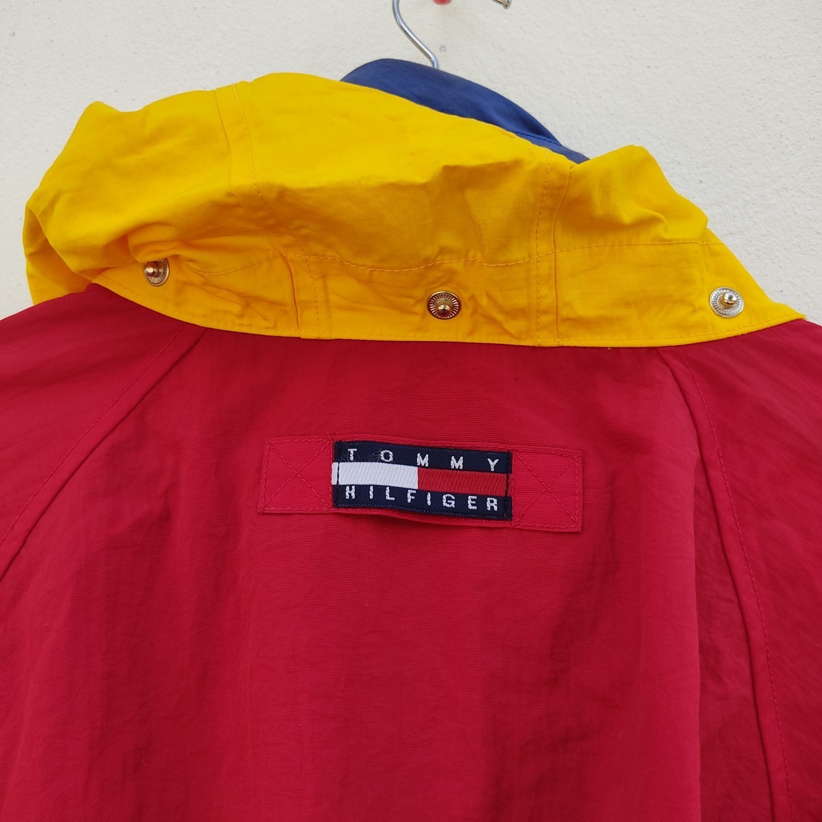 Tommy Hilfiger - Red Color Block Hoodie Jacket - 6