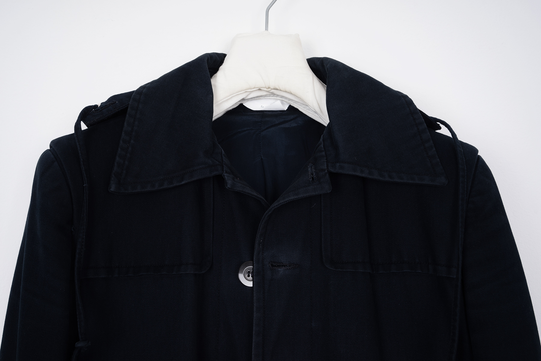 Veronique Branquinho - 2005 A/W HOODED DARK BLUE PARKA