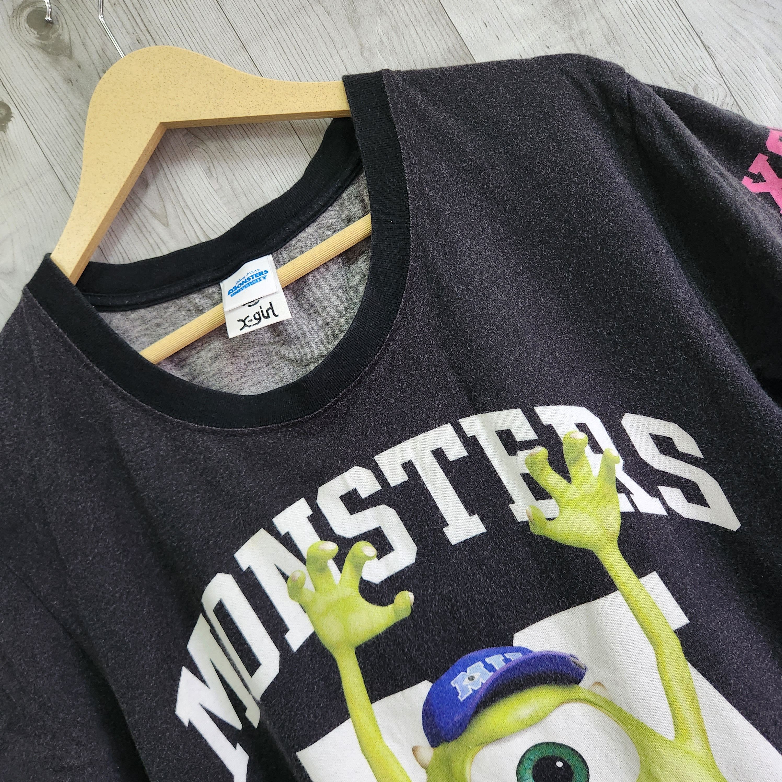 X-Girl X Disney Pixar Monster University Full Printed TShirt - 2