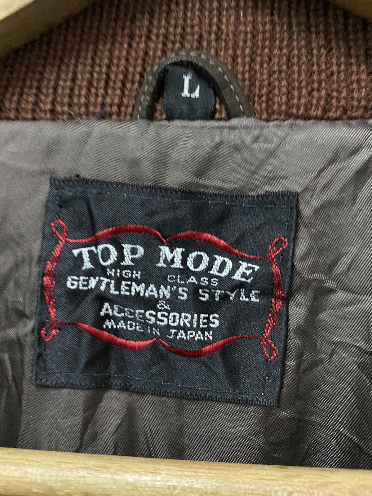 Vintage - 🇯🇵Top Mode Made in Japan Suede Leather Bikers Jacket - 8