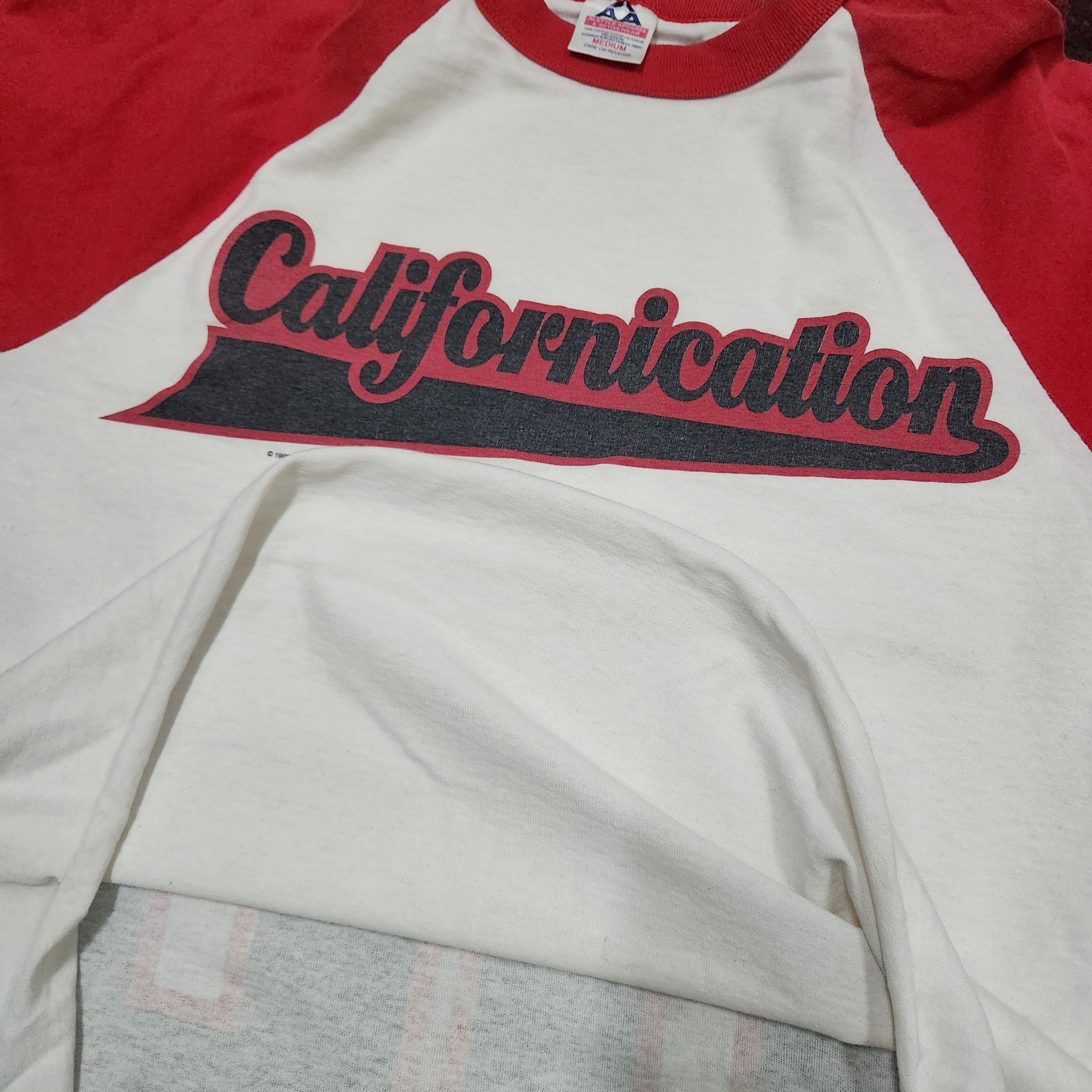Vintage Red Hot Chili Peppers Californication Raglan 1999 - 8