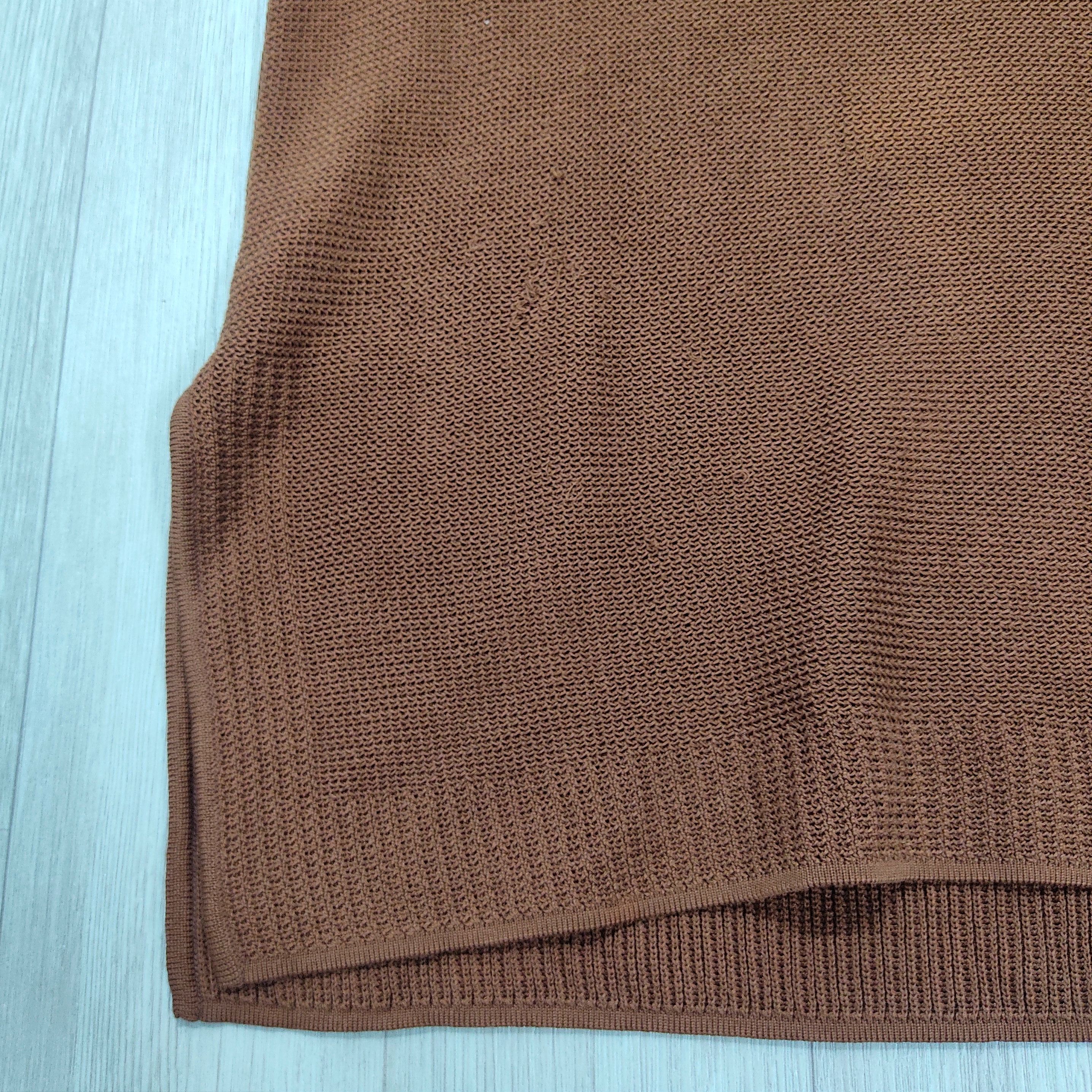 Homespun Knitwear - Vintage CHRISTIAN DIOR Plain Knit Top - 9