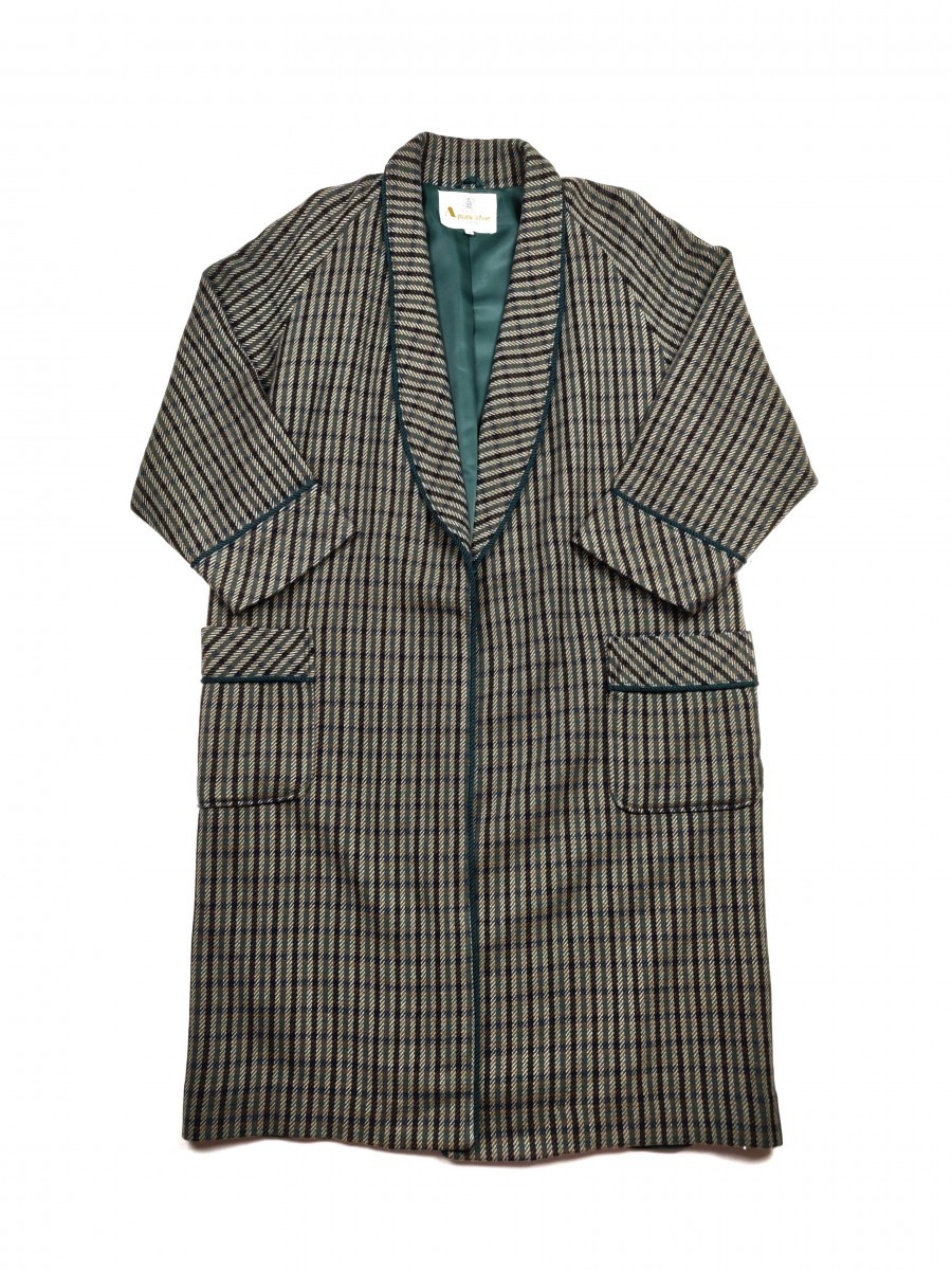 Aquascutum - Long Coat Checkered Jacket - 1